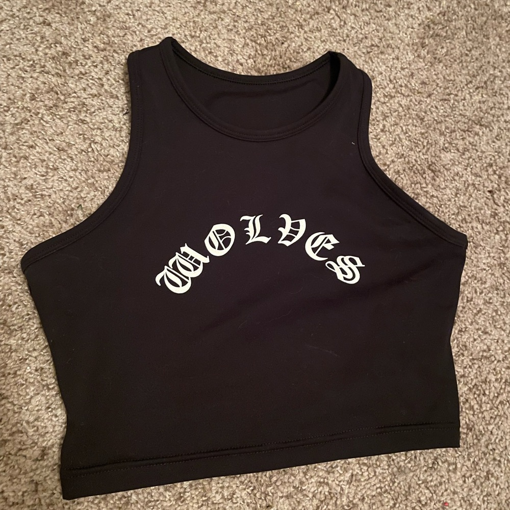 Riders On The Storm "Energy" Racerback Tank in Black